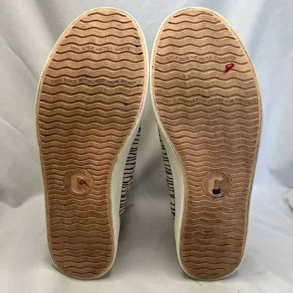 Camper Sneaker Women's Size 9 Zebra Imar Copa Canvas Animal Print Tiger Hi Top - Picture 14 of 15